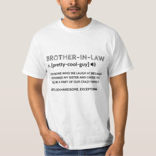 T-shirt frère en droit Drôle définition
