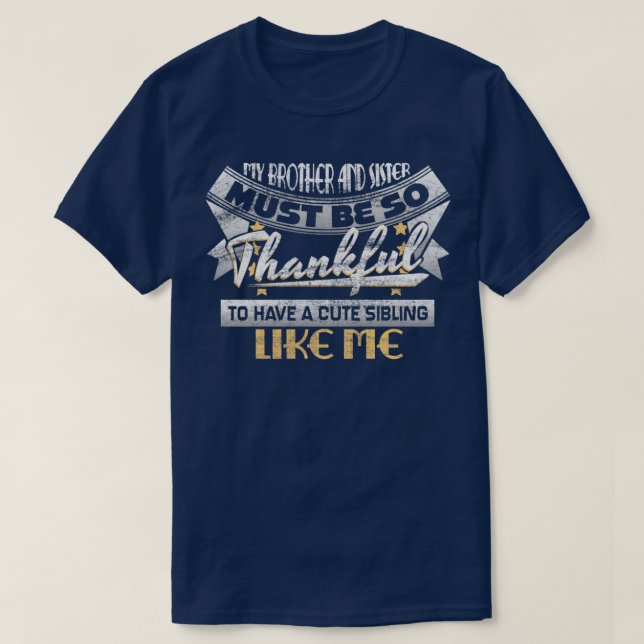 T-shirt Frère et soeurs (Design devant)