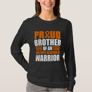 T-shirt Frère fier d'un membre conscient de la sclérose en