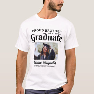 T-shirt Frère fier et personnalisé de la promotion 2026