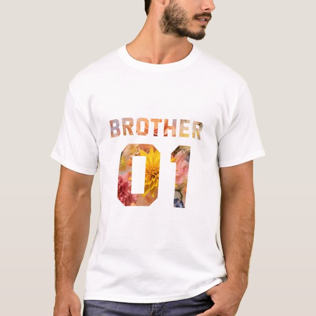 T-shirt Frère Fleur 01 (Devant)