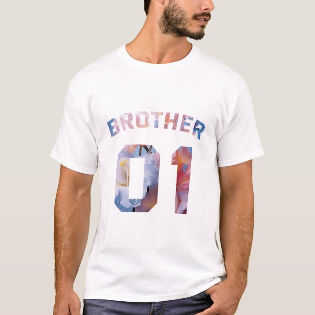 T-shirt Frère Fleur 01 (Devant)