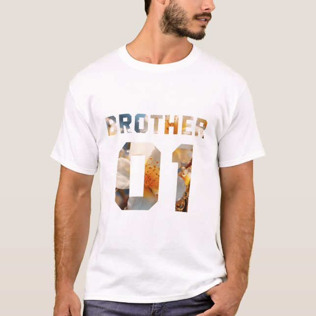 T-shirt Frère Fleur 01 (Devant)