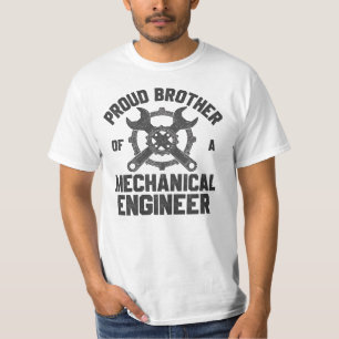 T-shirt frère ingénieur mécanique, fier frère