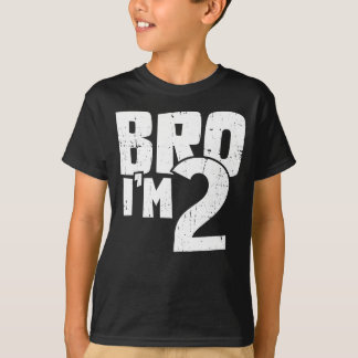 T-shirt Frère j'ai 2 ans