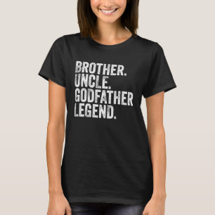 T-shirt Frère Oncle Parrain Légende Oncle Favori Bob