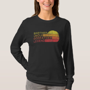 T-shirt Frère Oncle Parrain Légende Pour Oncle Favori