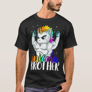 T-shirt Frère Unicorne Soeur à Big Bro Brothercorn Chri