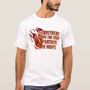 T-shirt Frères À La Cour, Partenaires Dans Les Boucles, Ba