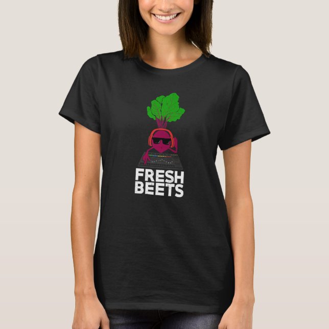 T-shirt Fresh Beets Design for a DJ Premium (Devant)