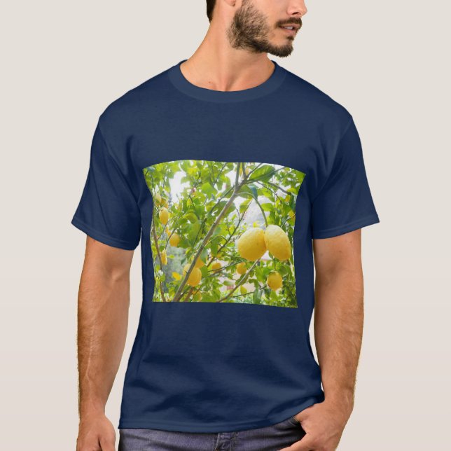 T-shirt Fresh Lemon Tree Summer Print (Devant)
