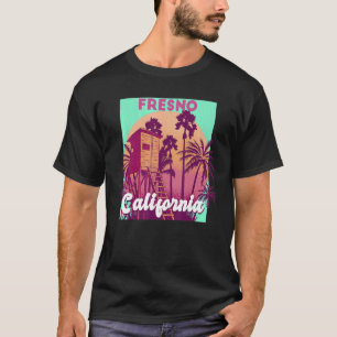 T-shirt Fresno California palm beach retro vintage de