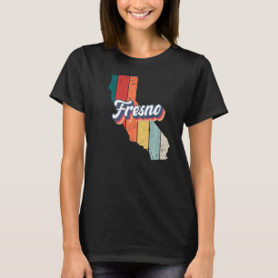 T-shirt Fresno City Retro Maison Vintage Californie Prem