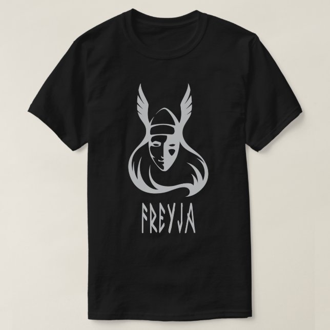 T-shirt Freya Freyja déesse Normande Viking Femme  (Design devant)