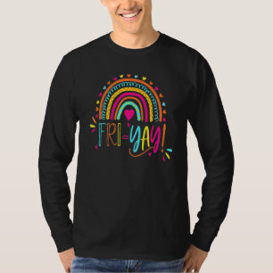 T-shirt Fri Yay Enseignant Tee - shirt Week-End Enseignant