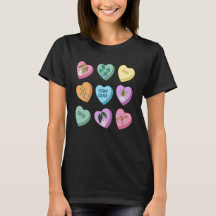 T-shirt Friandise pour le cœur Saint-Valentin Plante Jardi