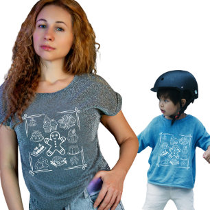 T-shirt Friandises festives de Noël