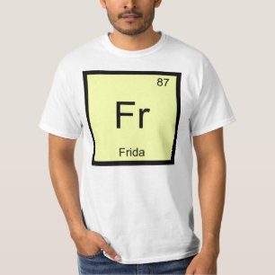 T-shirt Frida Nom Chimie Élément Tableau Périodique