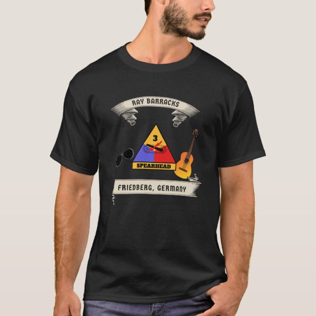 T-shirt Friedberg Allemagne où la nourriture croule à Ray  (Devant)
