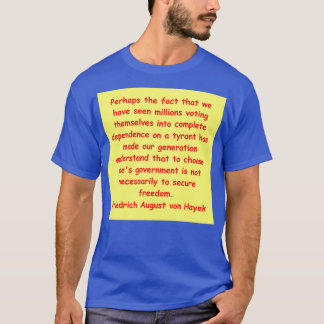 T-shirt Friedrich August von Hayek 2