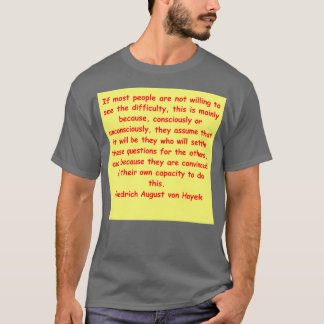 T-shirt Friedrich August von Hayek 27