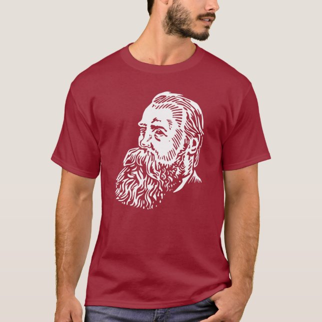 T-shirt Friedrich Engels, portrait (Devant)