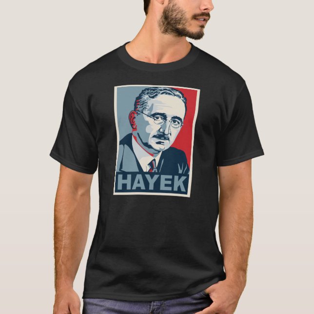 T-shirt Friedrich Hayek (Devant)