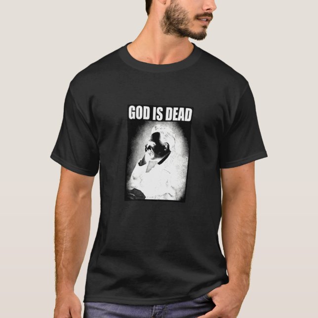 T-shirt Friedrich Nietzsche Dieu est mort Philosophie Dieu (Devant)