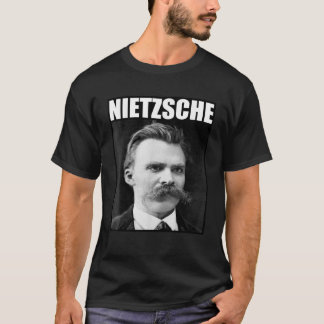 T-shirt Friedrich Nietzsche Philosophe Portrait T Chemise