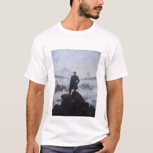 T-shirt Friedrich's Wanderer au-dessus de la mer de brouil