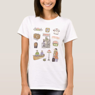 T-shirt FRIENDS™   Icônes de dessin animé