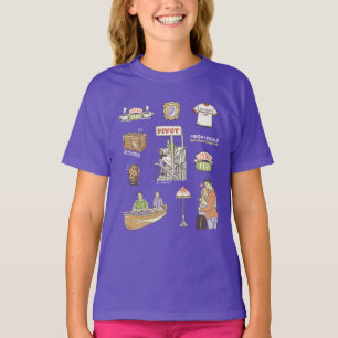 T-shirt FRIENDS™   Icônes de dessins animés 2