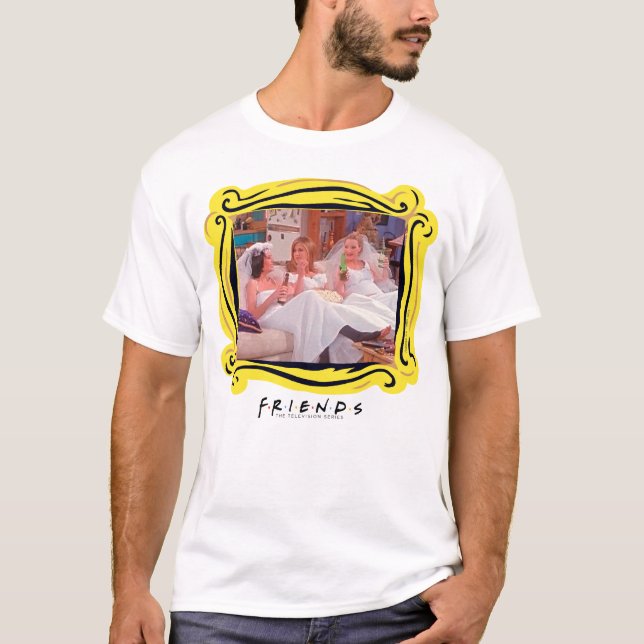 T-shirt FRIENDS™| Les filles en robe Mariage (Devant)
