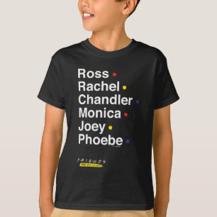 T-shirt FRIENDS™ Noms des personnages