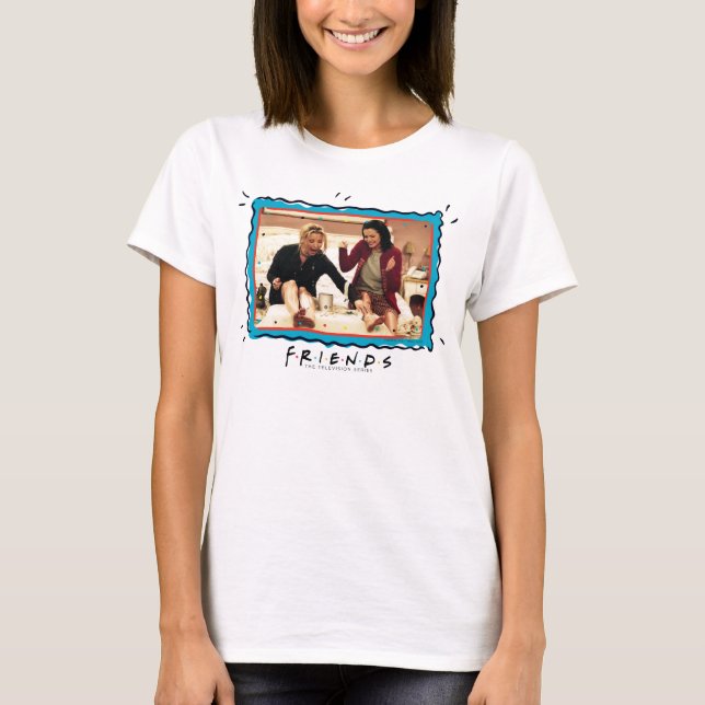 T-shirt FRIENDS™| Phoebe et Monica Cignets (Devant)