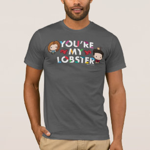 T-shirt FRIENDS™ Ross & Rachel Lobster Chibi