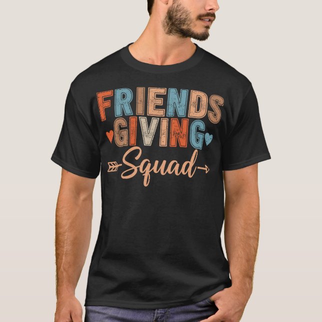 T-shirt Friendsgiving Squad 2025 Matching Thanksgiving  (Devant)