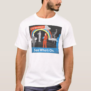 T-shirt Friendster - voyez qui est allumé