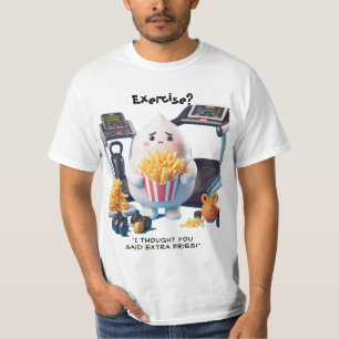 T-shirt Fries contre fitness