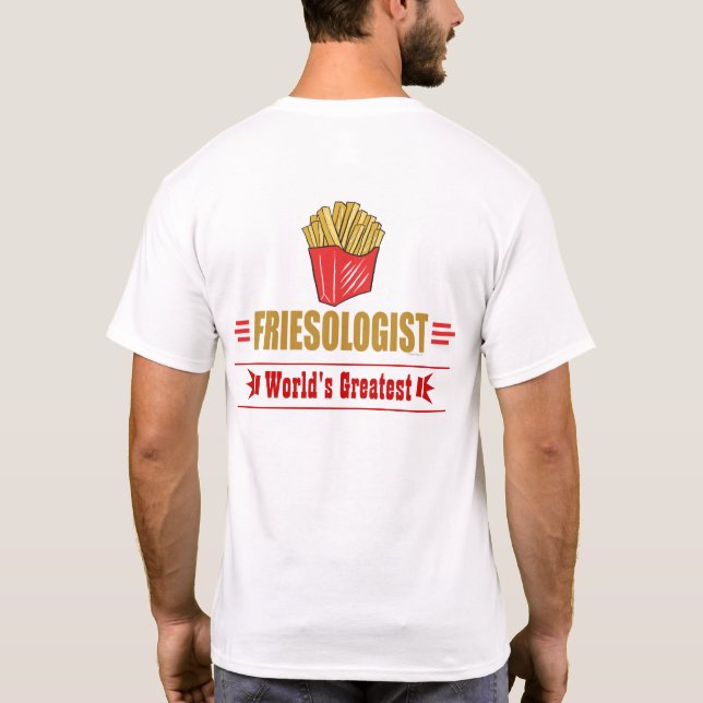 T-shirt Fries de France amusantes (Dos)