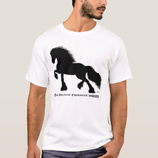 T-shirt Friesian Horse