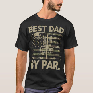 T-shirt Frisbee de golf pour hommes drôle Meilleur papa Pa