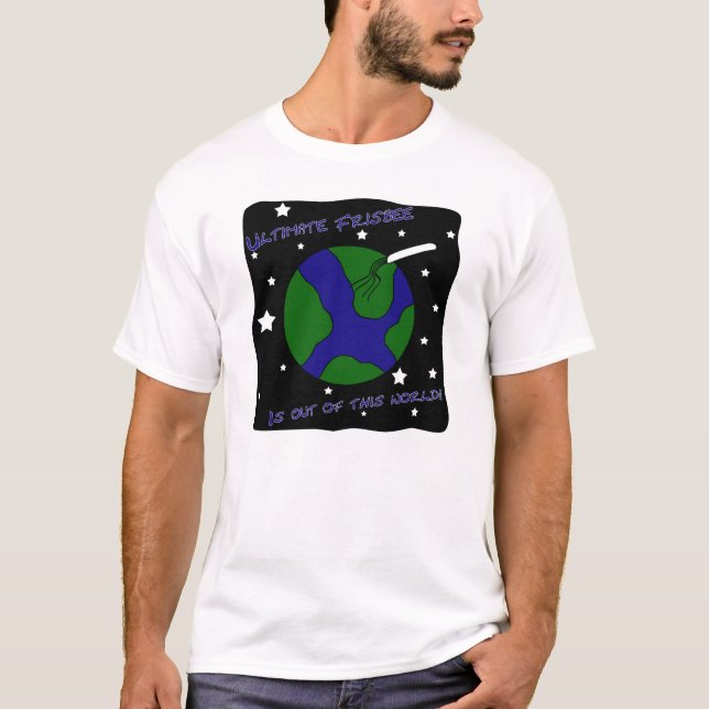 T-shirt Frisbee final hors de ce monde (Devant)