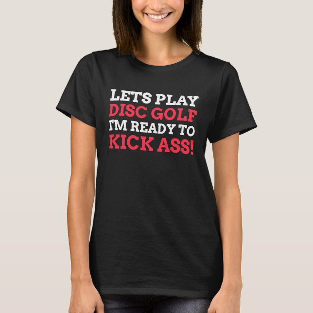T-shirt Frisbee  & Let's Play Disc Golf (Devant)