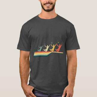 T-shirt Frisbee Vintage Retro Frisbee