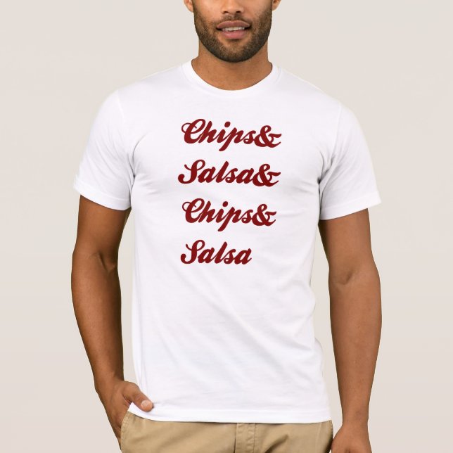 T-shirt Frites et Salsa (Devant)
