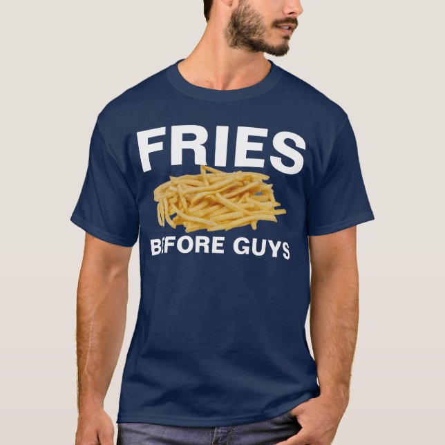 T-shirt fritures avant des types (Devant)