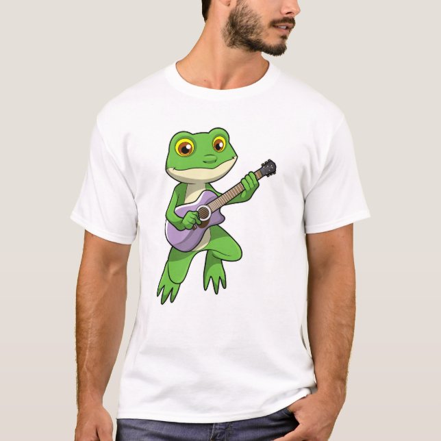 T-shirt Frog à Musique avec Guitare (Devant)