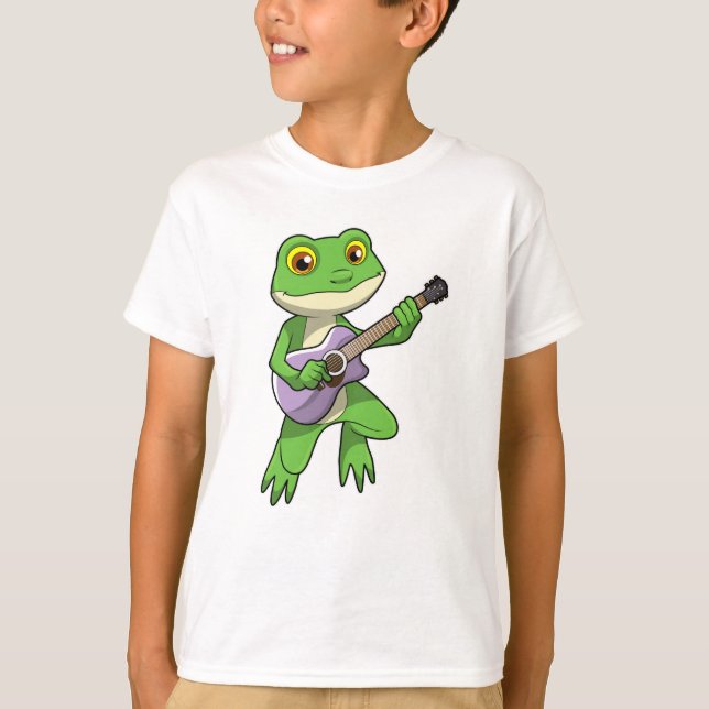 T-shirt Frog à Musique avec Guitare (Devant)