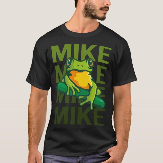 T-shirt Frog Art - Nom Mike (Devant)